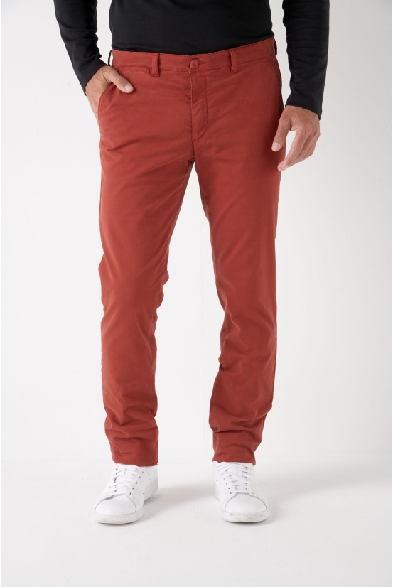 Pantalon chino Jack rouge pour Homme I Ollygan - Ollygan
