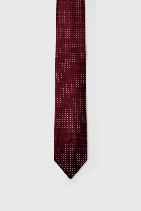 cravate rouge bordeaux homme