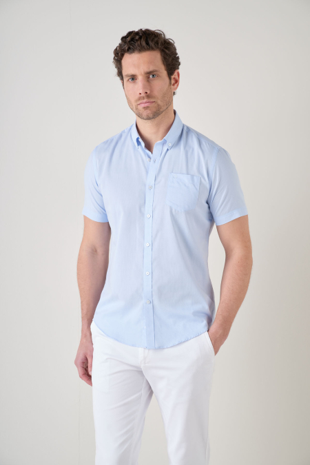 Chemise manches courtes Regular fit Oxford 